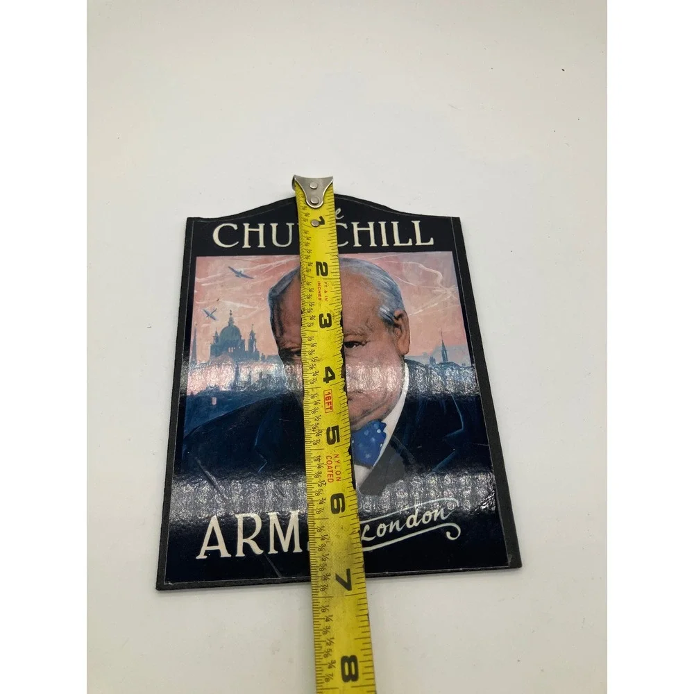 The Churchill Arms London Winston Churchill Vintage Style Pub Sign Wall Decor